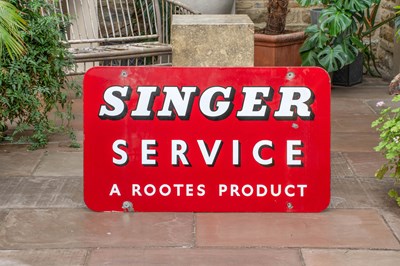 Lot 678 - SINGER SERVICE ROOTES PRODUCT: A Single-Sided...