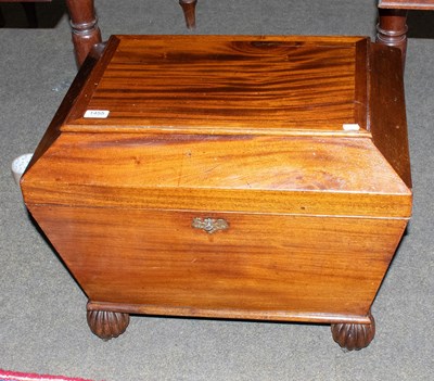 Lot 1291 - A William IV Mahogany Wine Cooler