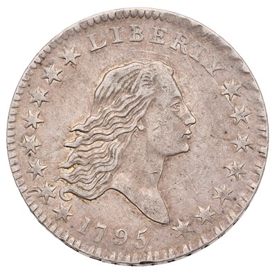 Lot 265 - USA, Half Dollar 1795, flowing hair type, two...