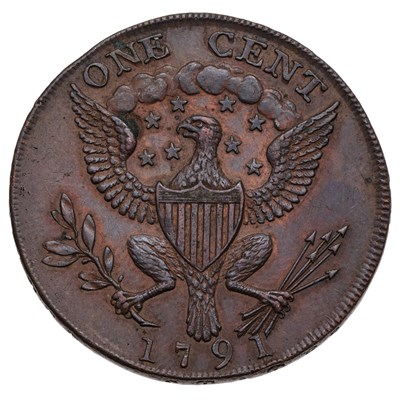 Lot 266 - USA, Washington Small Eagle Cent 1791, obv....
