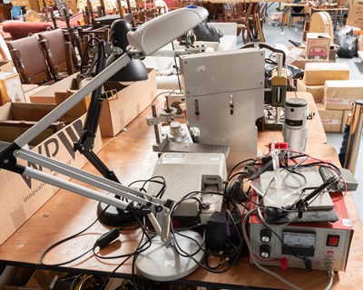 Lot 182 - Greiner Electronic Watch Timing Machine, Two...