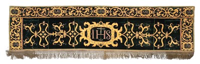 Lot 556 - 17th Century Velvet, Silk and Metal Thread...