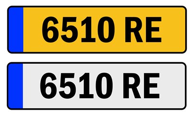 Lot 739 - Cherished Registration 6510 RE, with retention...