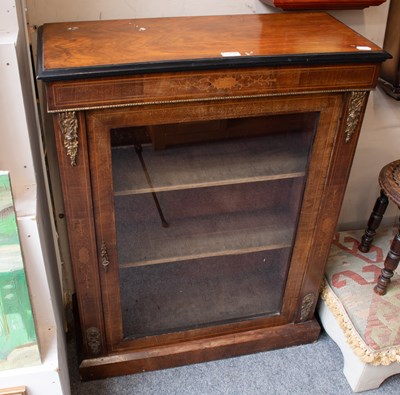 Lot 1256 - Victorian Walnut Pier Cabinet, 75cm by 31cm by...