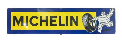 Lot 748 - MICHELIN: A Single-Sided Enamel Advertising...