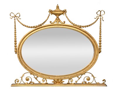 Lot 597 - A George III Adam-Style Gilt Composition...