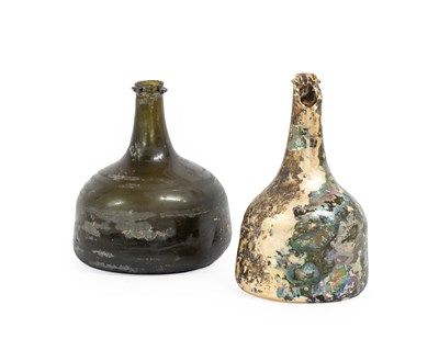 Lot 69 - An English Glass "Onion" Wine Bottle, 18th...