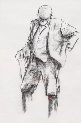 Lot 411 - Brian Irving (1931-2013) Dalesman Charcoal,...