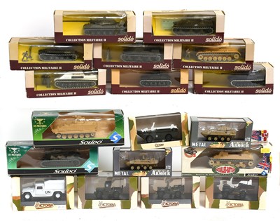 Lot 3387 - Solido Military Eleven Assorted Models