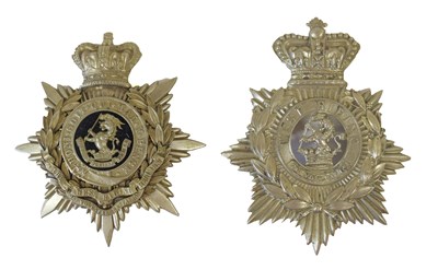 Lot 56 - A Victorian Officer's Helmet Plate to the 3rd...