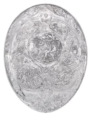Lot 537 - A Silver Plate Shield