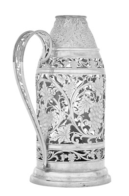 Lot 1032 - A George V Silver Wine-Bottle Holder