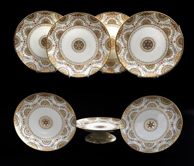 Lot 689 - A Mintons Porcelain Dessert Service, late 19th...