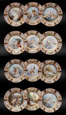 Lot 688 - A Set of Twelve Haviland & Co Limoges...