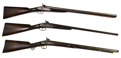 Lot 351 - A 19th Century 12 Bore Side by Side Double...