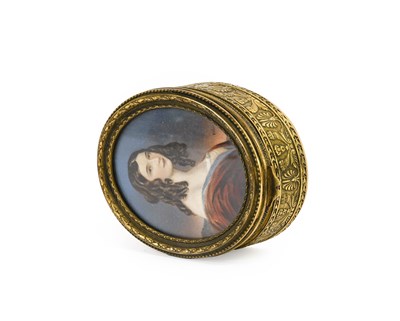 Lot 100 - A French Brass Trinket Box, circa 1900, of...