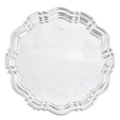 Lot 173 - A George V Silver Salver