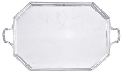 Lot 944 - A George VI Silver Tray