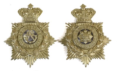 Lot 92 - A Victorian OR's Helmet Plate to the 2nd...