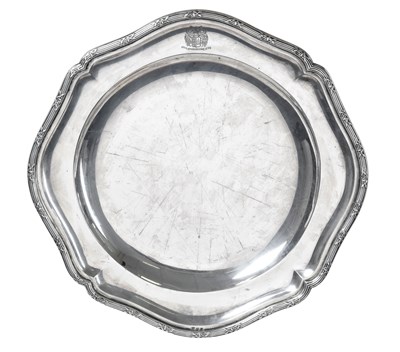 Lot 2527 - An Austrian Silver Second-Course Dish
