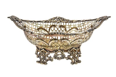 Lot 2543 - A Victorian Silver-Gilt Sweetmeat Basket