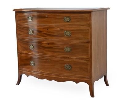 Lot 508 - A George III Mahogany Boxwood-Strung and...