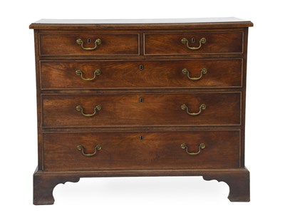 Lot 520 - A George III Mahogany, Crossbanded and...