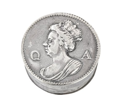 Lot 2507 - A Queen Anne Silver Counter-Box