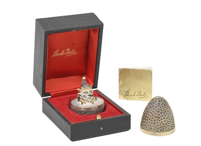 Lot 2581 - An Elizabeth II Parcel-Gilt Silver Novelty-Egg