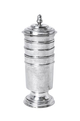 Lot 2404 - A Set of Four Charles II Silver Stacking or Nesting-Beakers