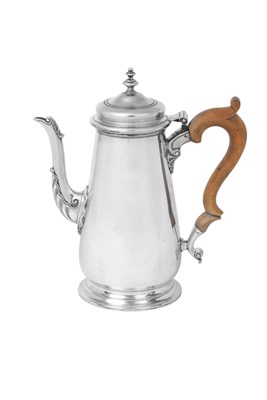 Lot 2569 - An Elizabeth II Silver-Coffee Pot