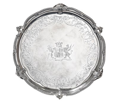 Lot 2450 - A George III Silver Salver