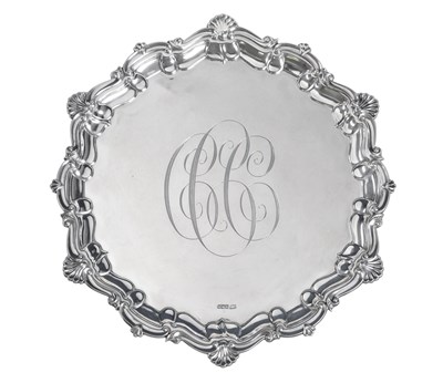 Lot 2547 - An Edward VII Silver Salver