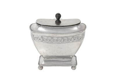Lot 2517 - A Dutch Silver Tea-Caddy