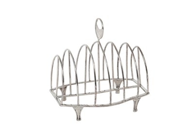 Lot 2430 - A George III Silver Toastrack