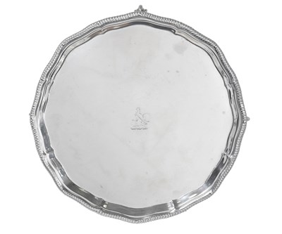 Lot 2549 - An Edward VII Silver Salver
