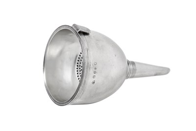 Lot 2435 - A George III Silver Wine-Funnel