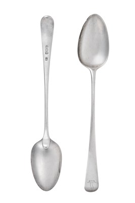 Lot 2459 - A Set of Four George III Silver Basting-Spoons