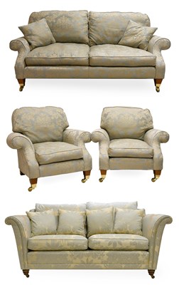 Lot 622 - A Duresta Two-Seater Sofa, on turned forelegs...