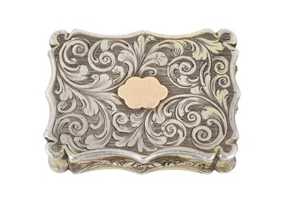 Lot 2511 - A Victorian Parcel-Gilt Silver Vinaigrette