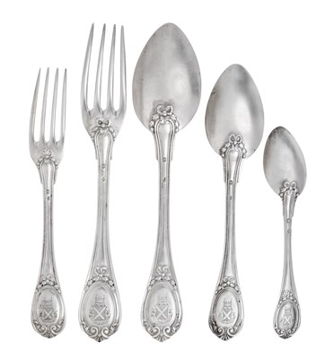 Lot 2501 - A French Silver Table-Service