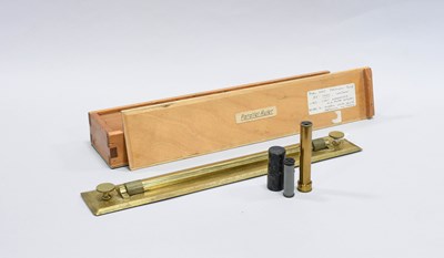 Lot 446 - Cary (London) Roller Parallel Ruler, brass...
