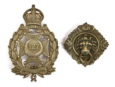 Lot 137 - A Post-1922 Officer's Shoulder Belt Plate to...