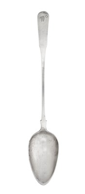 Lot 2462 - A George III Provincial Silver Basting-Spoon