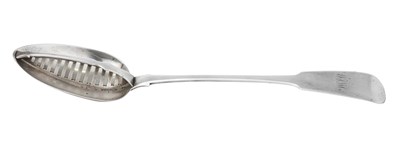 Lot 2465 - A George IV Irish Silver Divided Serving-Spoon