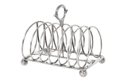 Lot 2432 - A George IV Silver Toastrack