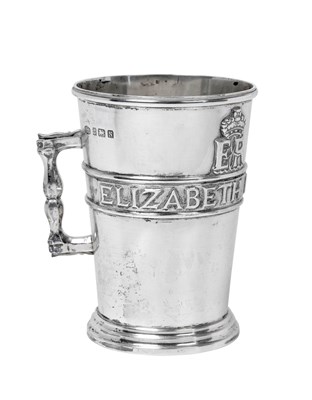 Lot 2556 - A George VI Silver Mug