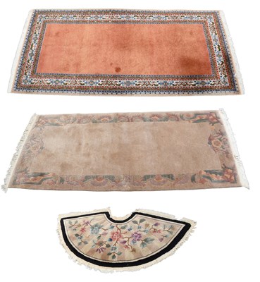 Lot 1287 - Nepalese Rug, the plain camel field surrounded...