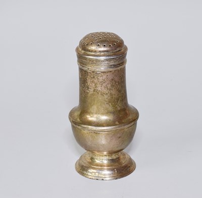 Lot 76 - A George II Silver Pepperette, by Samuel Wood,...