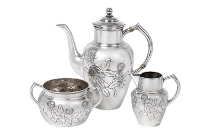 Lot 2534 - A Three-Piece Danish Silver Coffee-Service